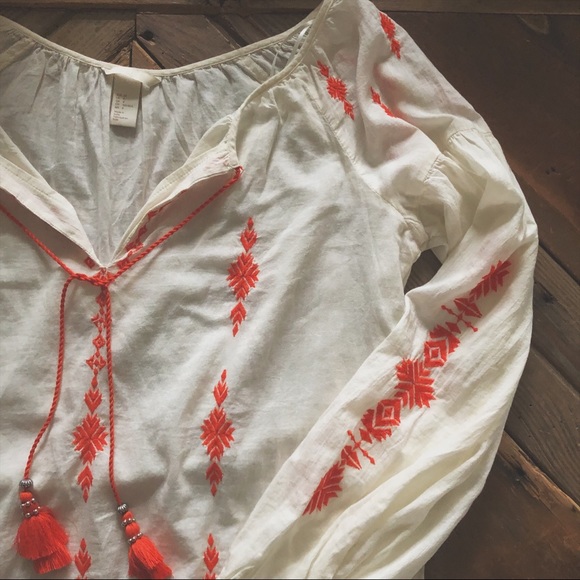 H&M Conscious Collection Embroidered Dress/Tunic - Picture 3 of 6